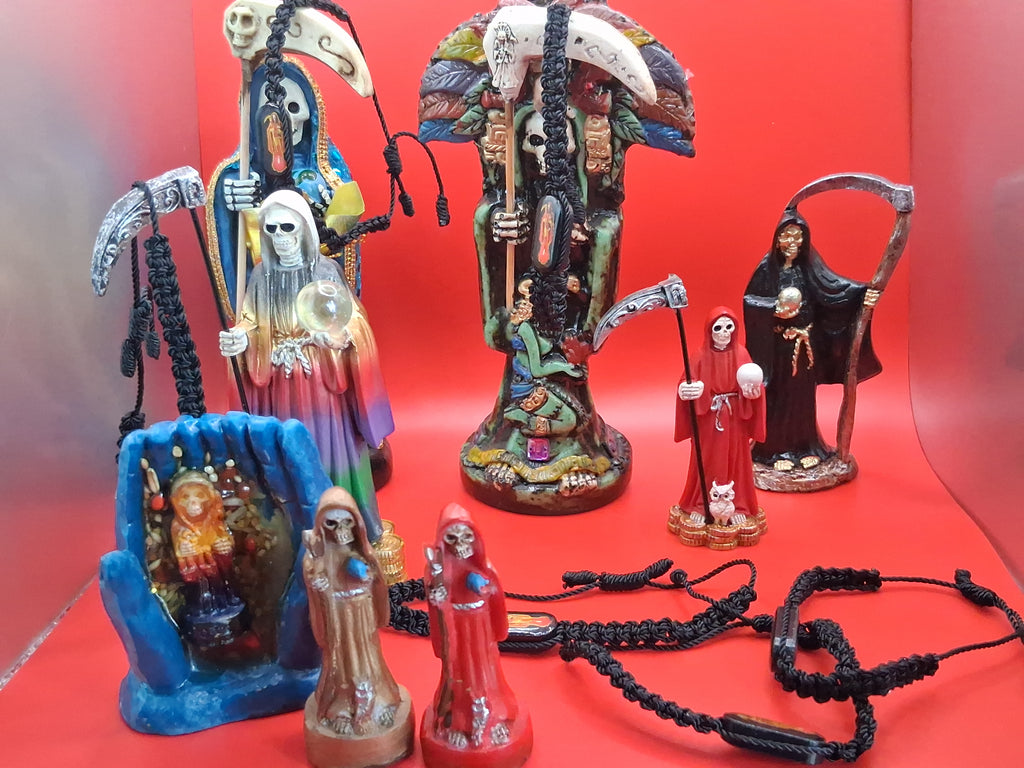 Santamuerte Niña Negra protection/ curse breaker bracelet
